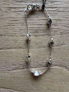 NWT Anne Klein Polished Silver-Tone Bracelet